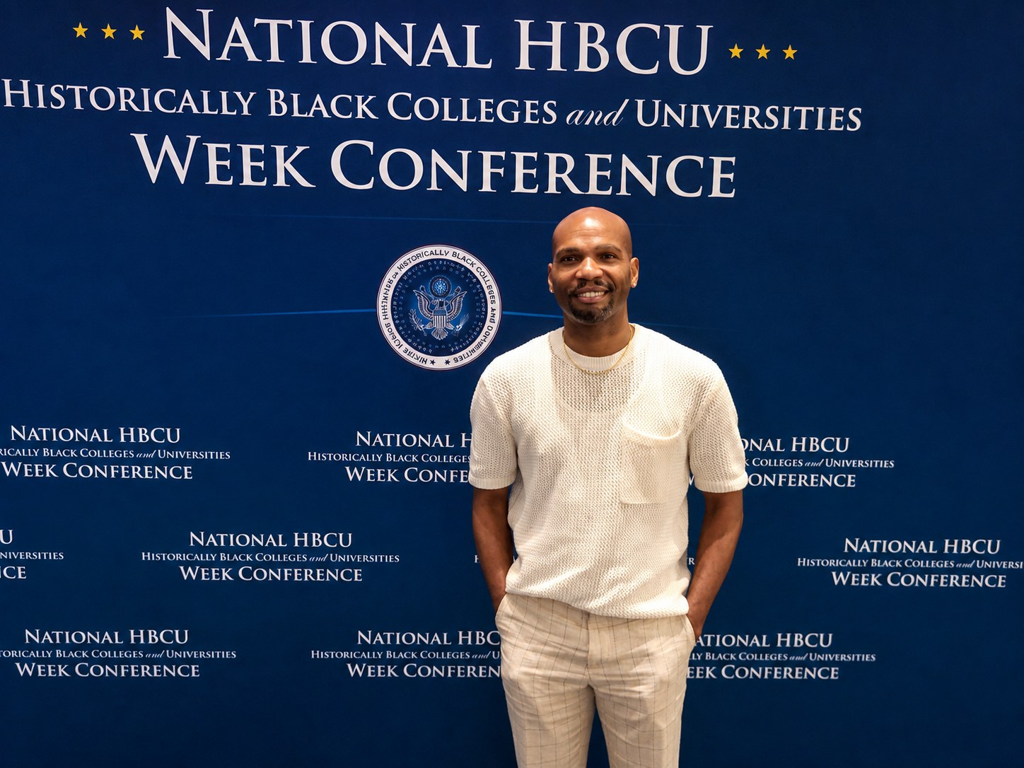 LaMar Wright at the National HBCU Week Conference